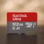 WESTERN DIGITAL SanDisk Ultra micro SDXC 512GB plus SD adaptér 150MB/s A1 Class 10 UHS-I