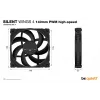 be quiet SILENT WINGS 4 | 140mm PWM High-Speed ventilátor do počítačovej skrine 14 cm čierny 1 ks