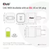 CLUB3D cestovná nabíjačka PPS 45W GAN technológia, Dual-Port USB Type-C, podpora Power Delivery (PD) 3.0