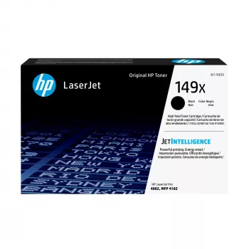 HP 149X čierna originálna LaserJet tonerová kazeta s vysokou výťažnosťou, 9500 strán, čierna, 1 ks