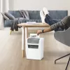 Leitz 80340000 skartovačka, časticový rez, 70 dB, 22 cm, biela