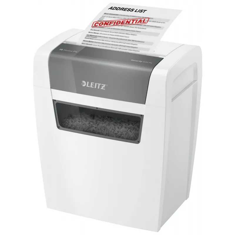 Leitz 80340000 skartovačka, časticový rez, 70 dB, 22 cm, biela