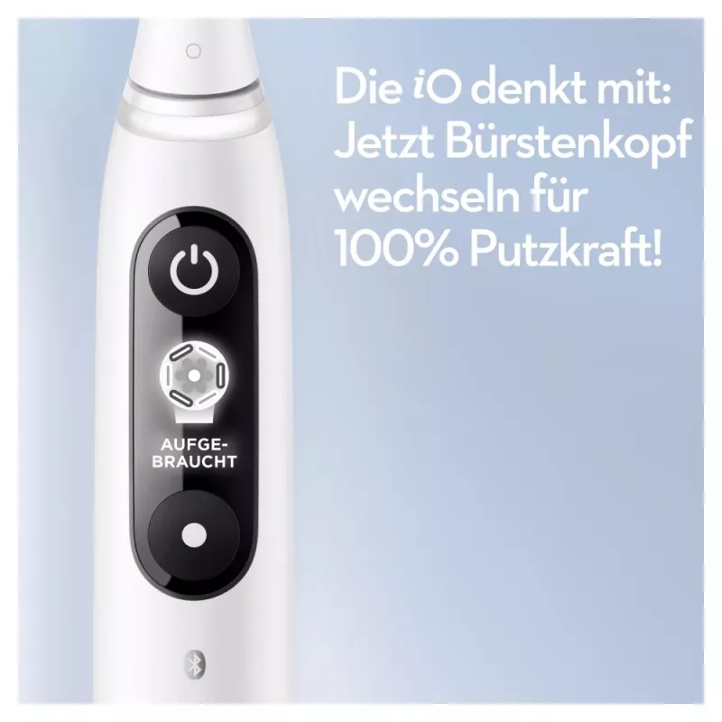 Braun Oral-B iO Series 6 Biela elektrická zubná kefka 445234