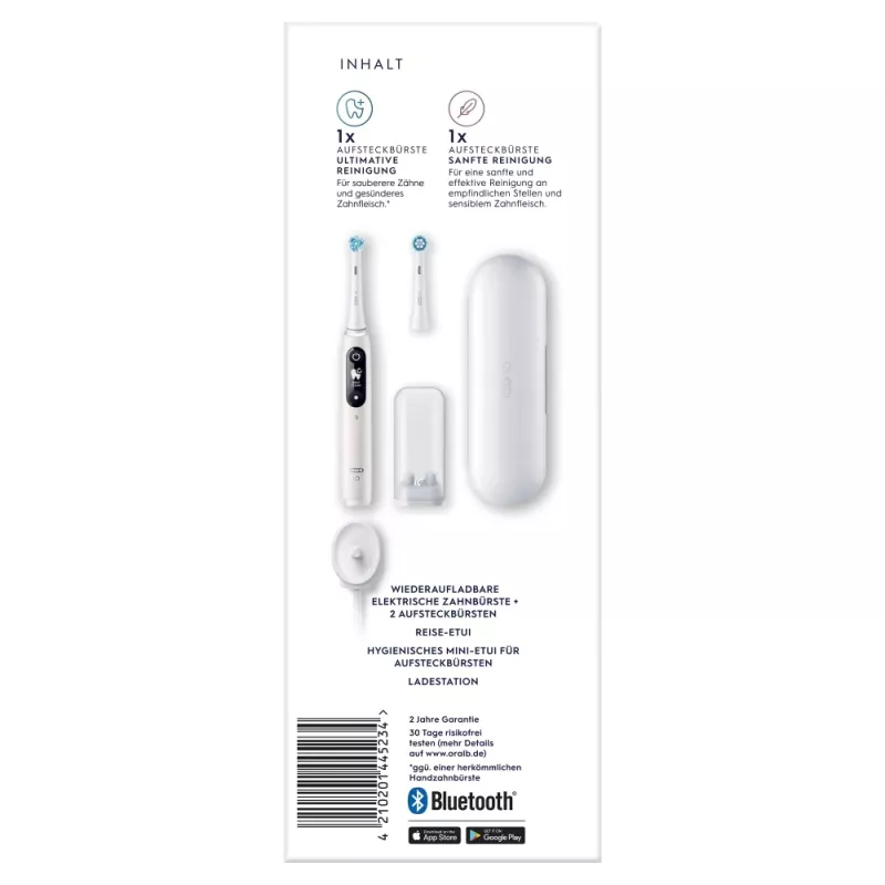Braun Oral-B iO Series 6 Biela elektrická zubná kefka 445234