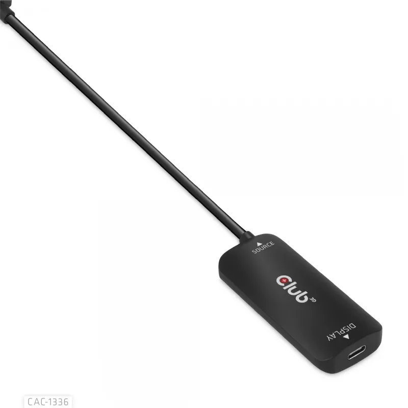 CLUB3D HDMI + Micro USB na USB Type-C 4K120Hz alebo 8K30Hz M/F aktívny adaptér