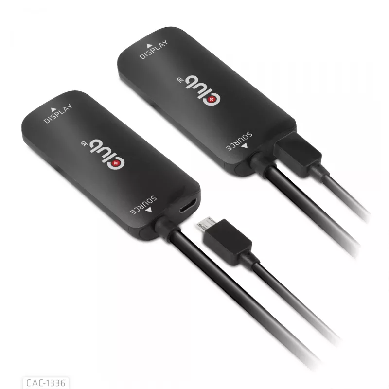CLUB3D HDMI + Micro USB na USB Type-C 4K120Hz alebo 8K30Hz M/F aktívny adaptér