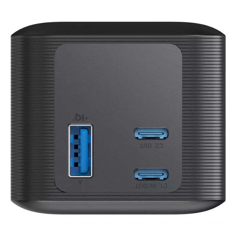 Prenosná nabíjačka Anker 737 (A1289011) – 24000 mAh, 140 W, 2× USB-C + 1× USB-A, strieborná/čierna