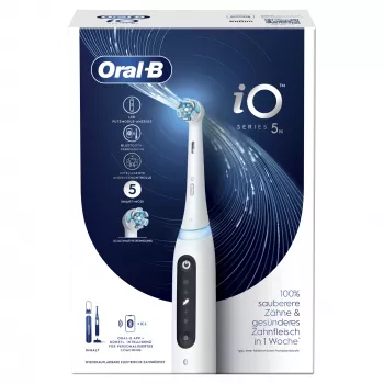 Oral-B iO Series 5 rotačno-oscilačná zubná kefka pre dospelých biela