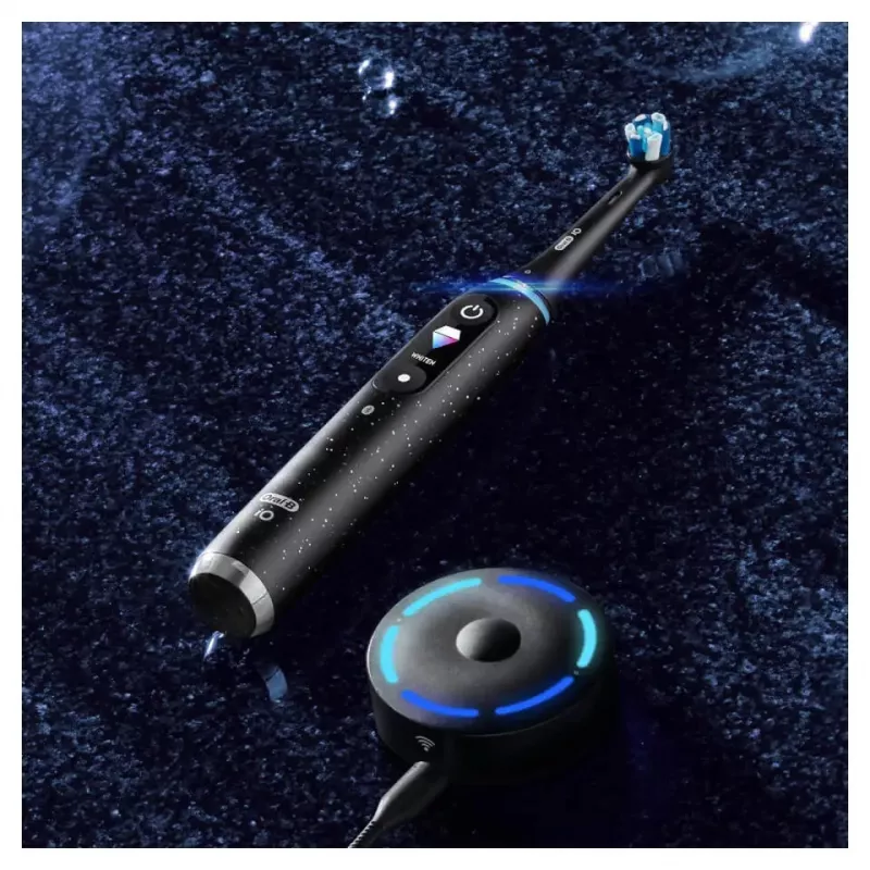Oral-B iO Series 10 rotačno-oscilačná zubná kefka pre dospelých čierna