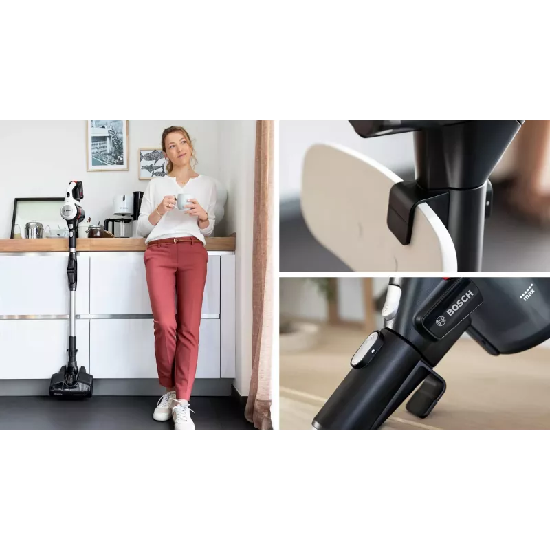 Bosch BCS711XXL akumulátorový vysávač/elektrokefa suché čistenie bez vrecka 0,3 l biela 3 Ah