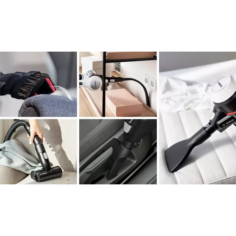 Bosch BCS711XXL akumulátorový vysávač/elektrokefa suché čistenie bez vrecka 0,3 l biela 3 Ah