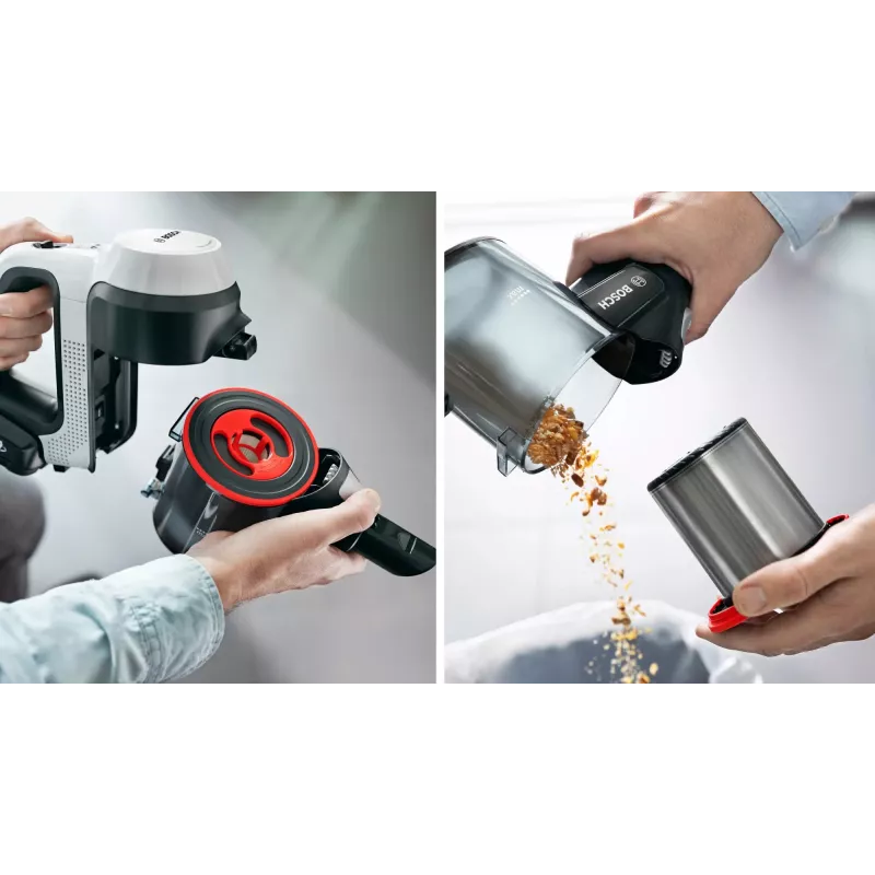 Bosch BCS711XXL akumulátorový vysávač/elektrokefa suché čistenie bez vrecka 0,3 l biela 3 Ah