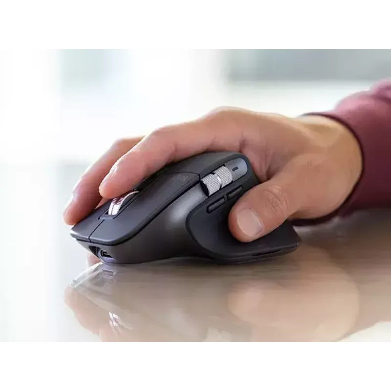 LOGITECH MX Master 3S for Business – bezdrôtová Bluetooth myš – grafitová