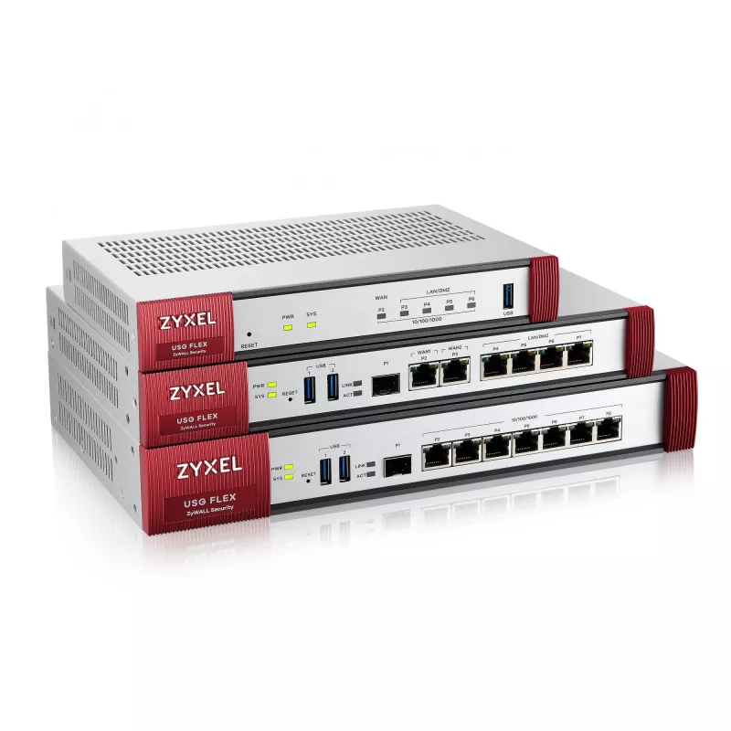 Zyxel USG Flex 100 hardvérový firewall 0,9 Gbit/s