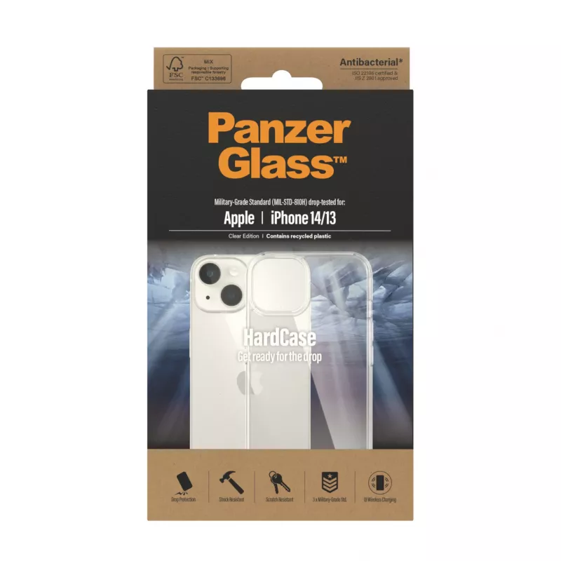 Pevné puzdro PanzerGlass Apple iPhone 2022 14 13 priehľadné