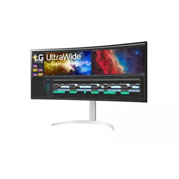 LG 38BQ85C-W počítačový monitor 95,2 cm (37,5 palcov) 3840 x 1600 pixelov Quad HD+ biely