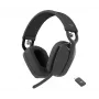 LOGITECH headset - Zone Vibe - bezdrôtový - grafitová (verzia pre Teams)
