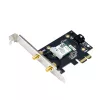 ASUS PCE-AXE5400 interná WLAN karta – PCIe, Wi-Fi 6E Tri-Band (2,4/5/6 GHz), 2402 Mbit/s, Bluetooth 5.2