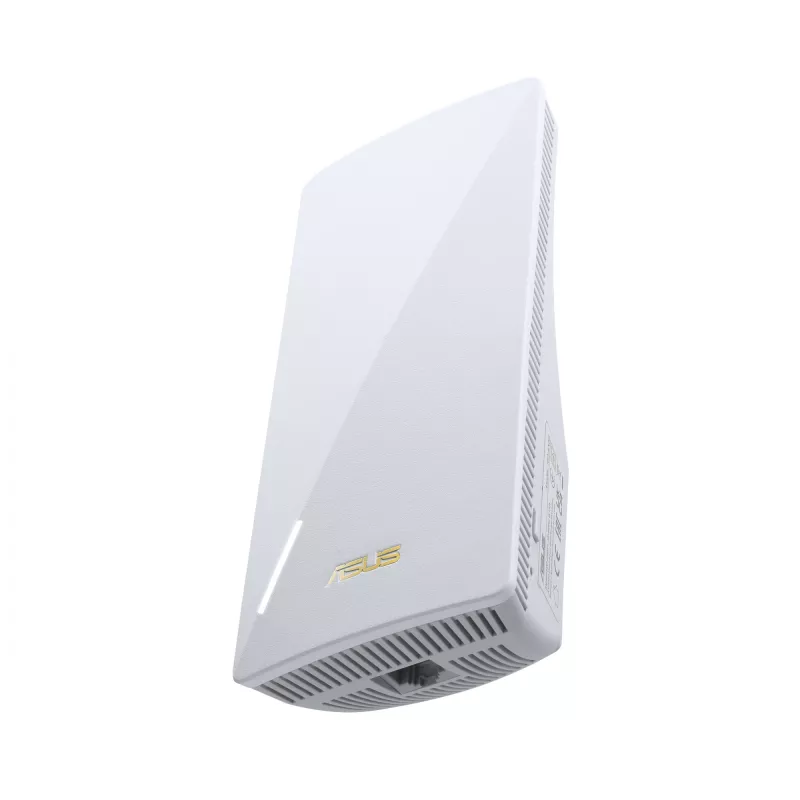 Sieťový vysielač ASUS RP-AX58 — Dualband Wi-Fi 6 (802.11ax), 2400 Mbps, 1× Gigabit LAN, 2 interné antény, biela