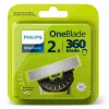 Holiaca hlava Philips Norelco OneBlade QP420/50, strieborná, 2 náhradné hlavy, kompatibilné s Philips OneBlade