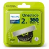 Holiaca hlava Philips Norelco OneBlade QP420/50, strieborná, 2 náhradné hlavy, kompatibilné s Philips OneBlade