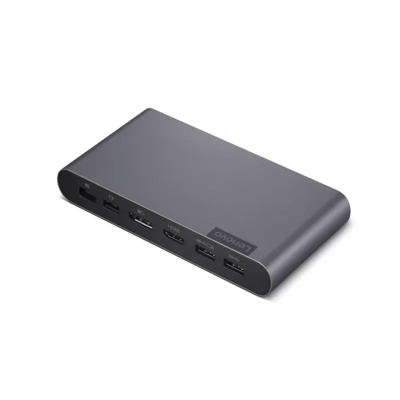 Lenovo 40B30090EU dokovacia stanica/port replikátor pre notebook 2 x USB 3.2 Gen 2 (3.1 Gen 2) Type-C sivá