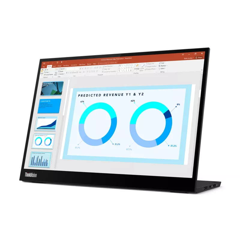 Lenovo ThinkVision M14d monitor, 35,6 cm (14