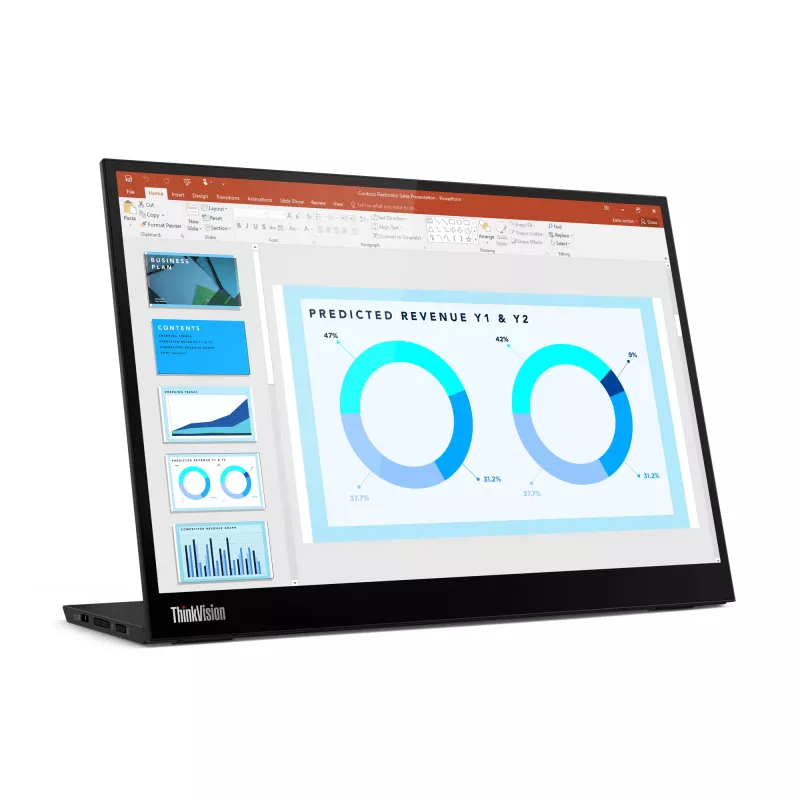 Lenovo ThinkVision M14d monitor, 35,6 cm (14