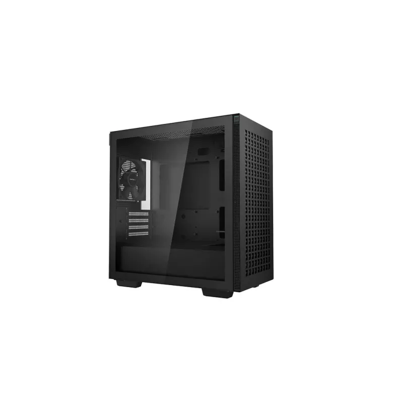 PC skriňa DeepCool CH370 Mini Tower — microATX/Mini-ITX, tvrdené sklo, podpora pre GPU do 32 cm