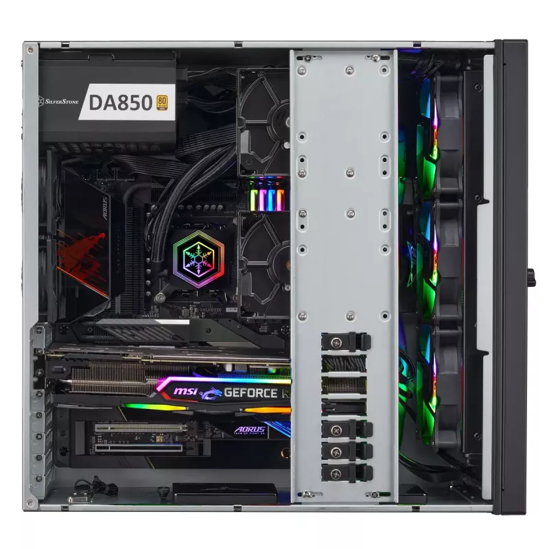 SilverStone SST-RM44 4U rackové serverové šasi, SSI-EEB/SSI-CEB/ATX, čierne