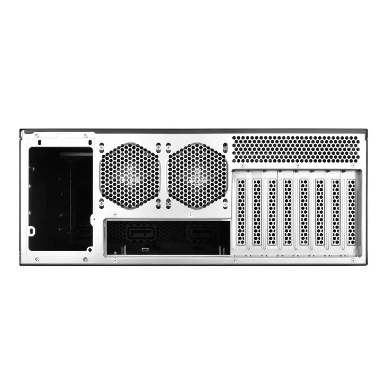 SilverStone SST-RM44 4U rackové serverové šasi, SSI-EEB/SSI-CEB/ATX, čierne