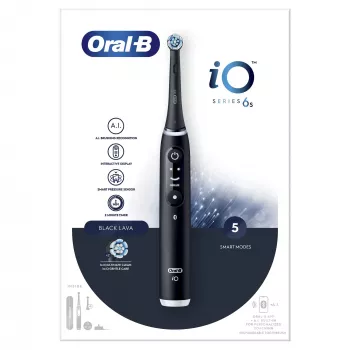 Oral-B iO 6 vibračná zubná kefka pre dospelých čierna
