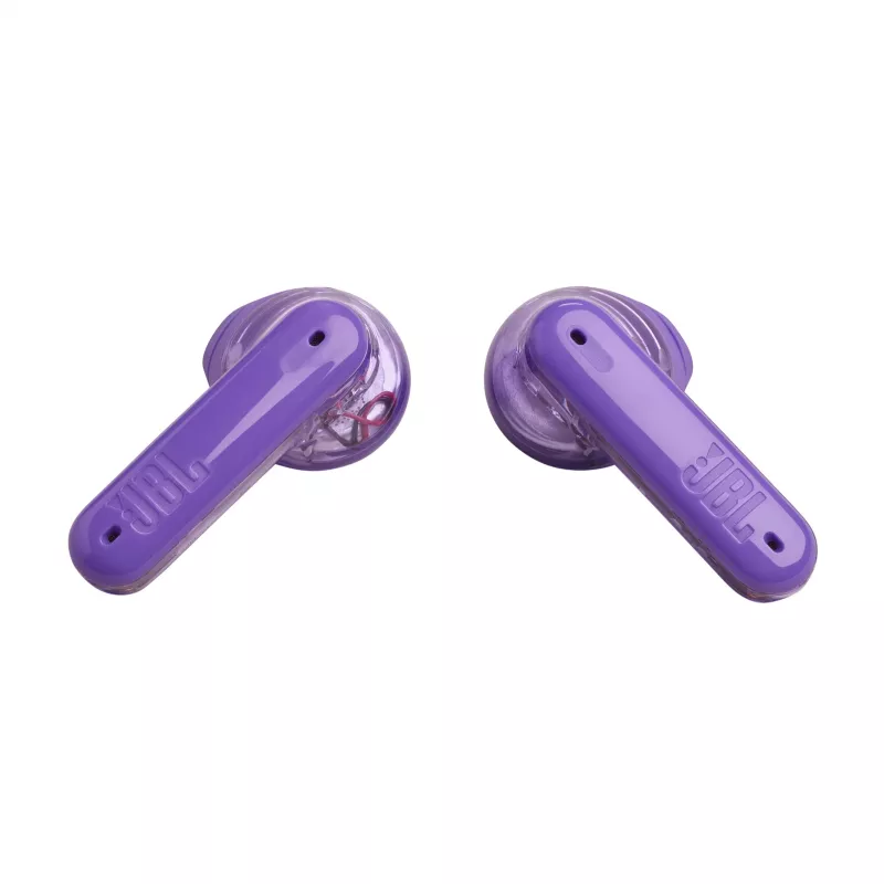 JBL Tune Flex Ghost Edition Headset True Wireless Stereo (TWS) In-Ear slúchadlá na hovory/hudbu Bluetooth fialová, priesvitná
