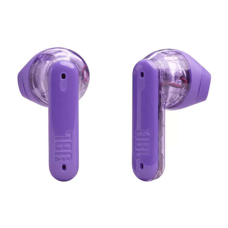 JBL Tune Flex Ghost Edition Headset True Wireless Stereo (TWS) In-Ear slúchadlá na hovory/hudbu Bluetooth fialová, priesvitná