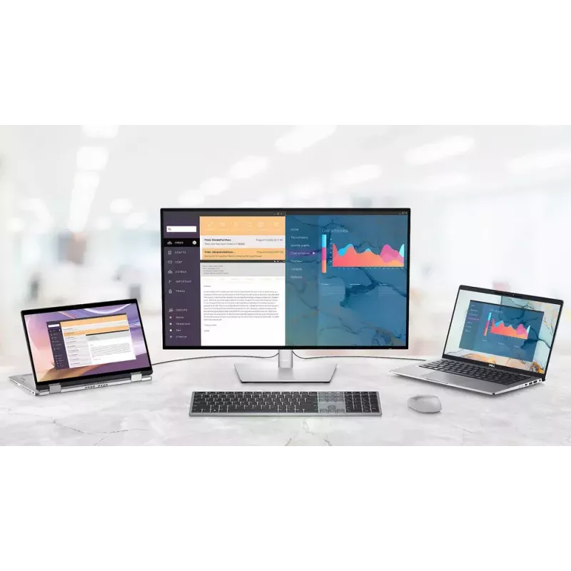 Klávesnica DELL KB700 Office Bluetooth QWERTY US International sivá
