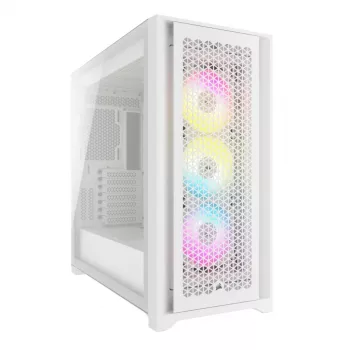 PC skriňa Corsair iCUE 5000D RGB Airflow Midi-Tower biela