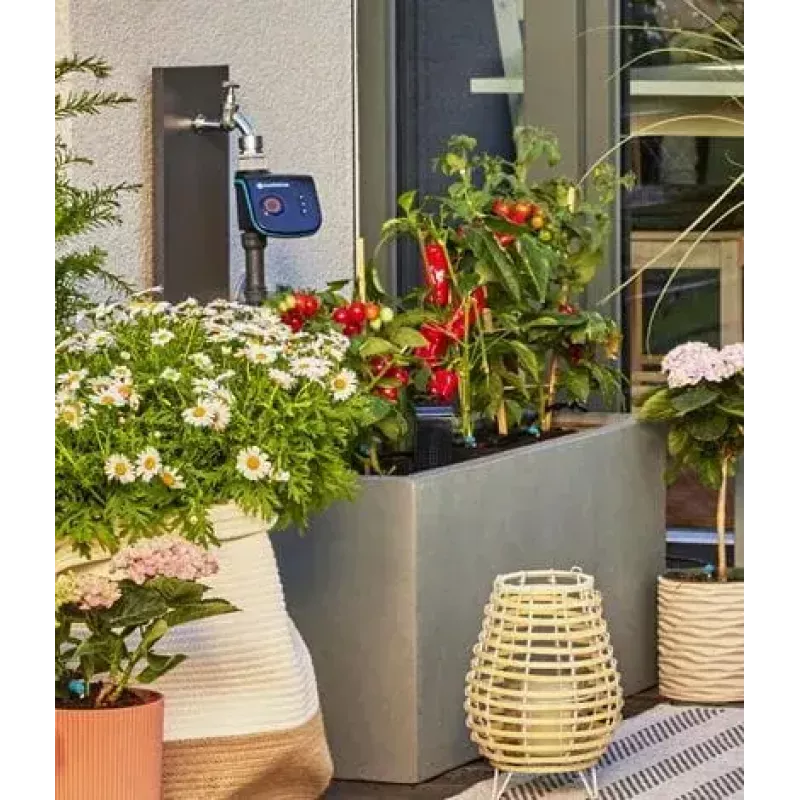 Systém kvapkovej závlahy Gardena 13400-20 dĺžka hadice 15 m čierna zelená