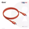 Club 3D CAC-1511 USB2 Type-C obojsmerný kábel s certifikáciou USB-IF, dáta 480 Mb, PD 240 W (48 V/5 A) EPR, samec/samec, 1 m