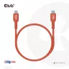 Club 3D CAC-1511 USB2 Type-C obojsmerný kábel s certifikáciou USB-IF, dáta 480 Mb, PD 240 W (48 V/5 A) EPR, samec/samec, 1 m