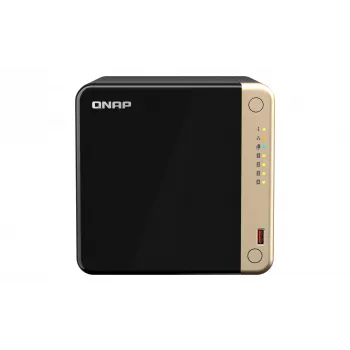QNAP TS-464 NAS Tower Intel® Celeron® N5095 8 GB DDR4 0 TB QNAP QTS čierny