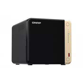 QNAP TS-464 NAS Tower Intel® Celeron® N5095 8 GB DDR4 0 TB QNAP QTS čierny