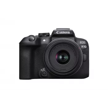 Canon EOS R10 + RF-S 18-45mm F4.5-6.3 IS STM MILC 24.2 MP CMOS 6000 x 4000 pixelov čierny