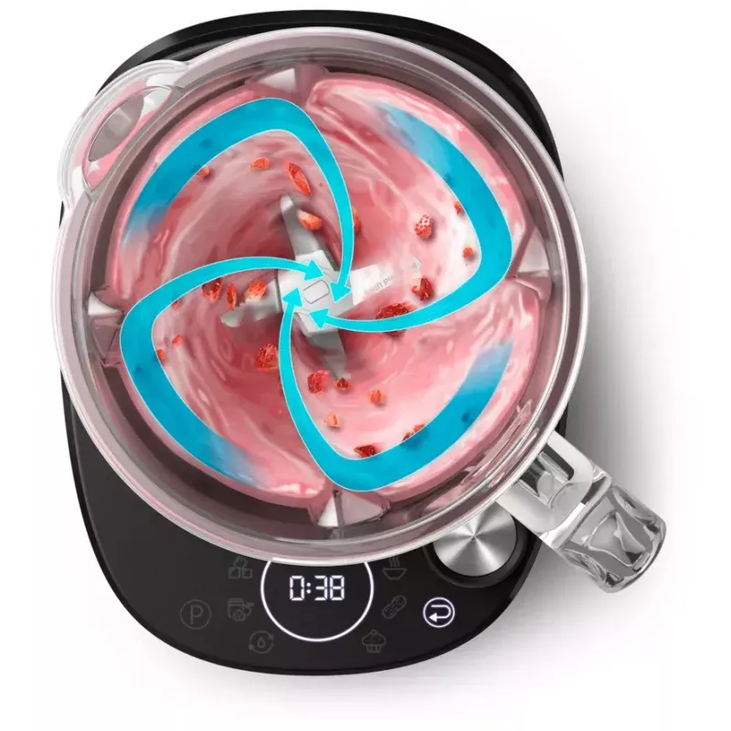 Stolný mixér Philips 7000 Series HR3760/00 čierna metalická