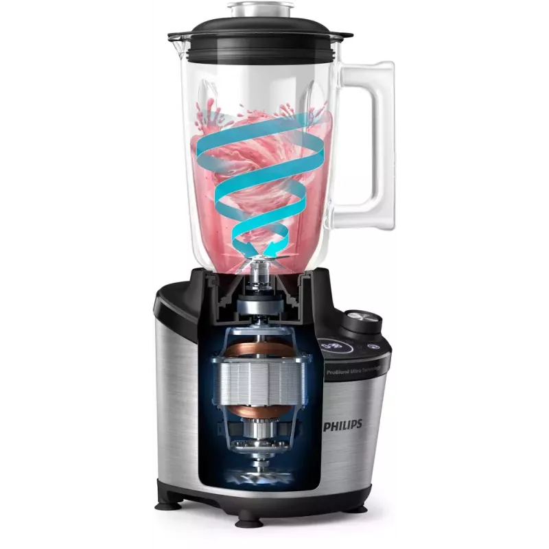 Stolný mixér Philips 7000 Series HR3760/00 čierna metalická