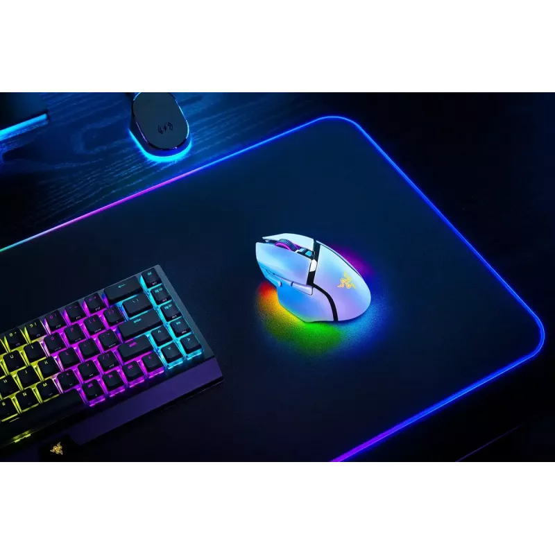 Razer Basilisk V3 Pro bezdrôtová herná myš, biela