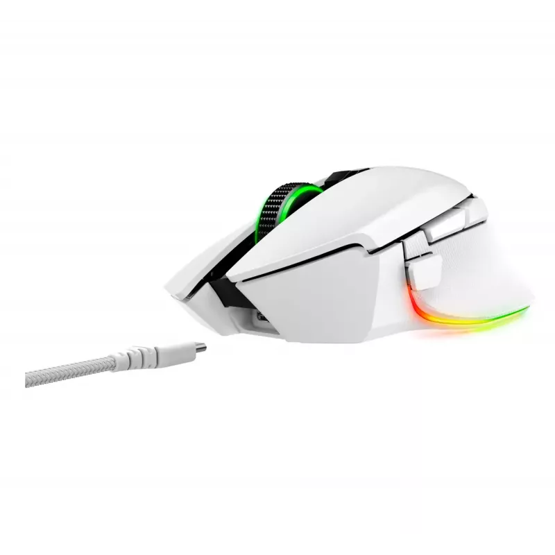 Razer Basilisk V3 Pro bezdrôtová herná myš, biela