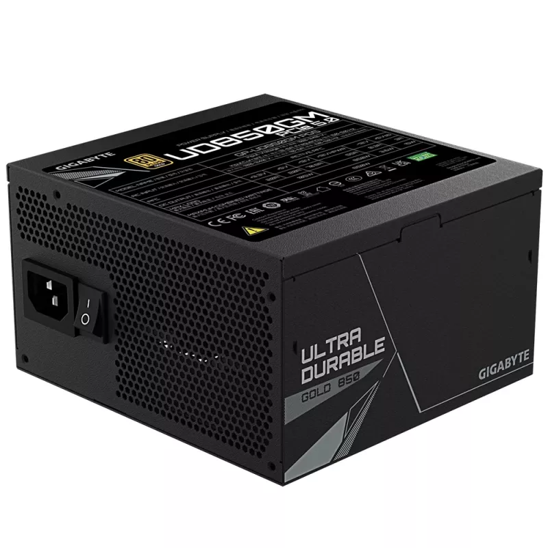 GIGABYTE GP-UD850GM PG5 napájací zdroj 850 W 20+4 pin ATX ATX čierny