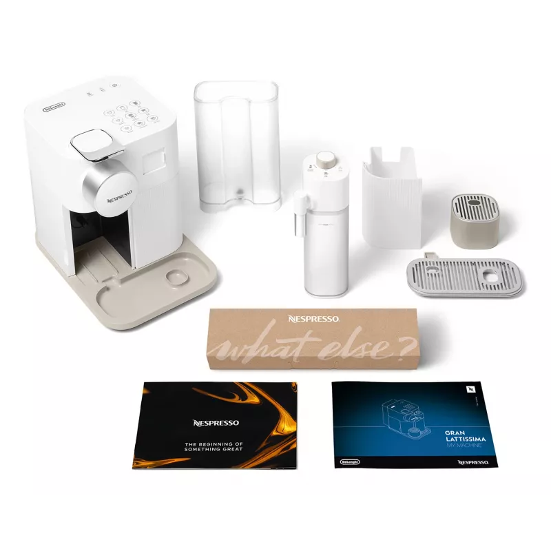 De’Longhi Lattissima One Nespresso Gran Lattissima kávovar od Delonghi, Elegantné tmavé
