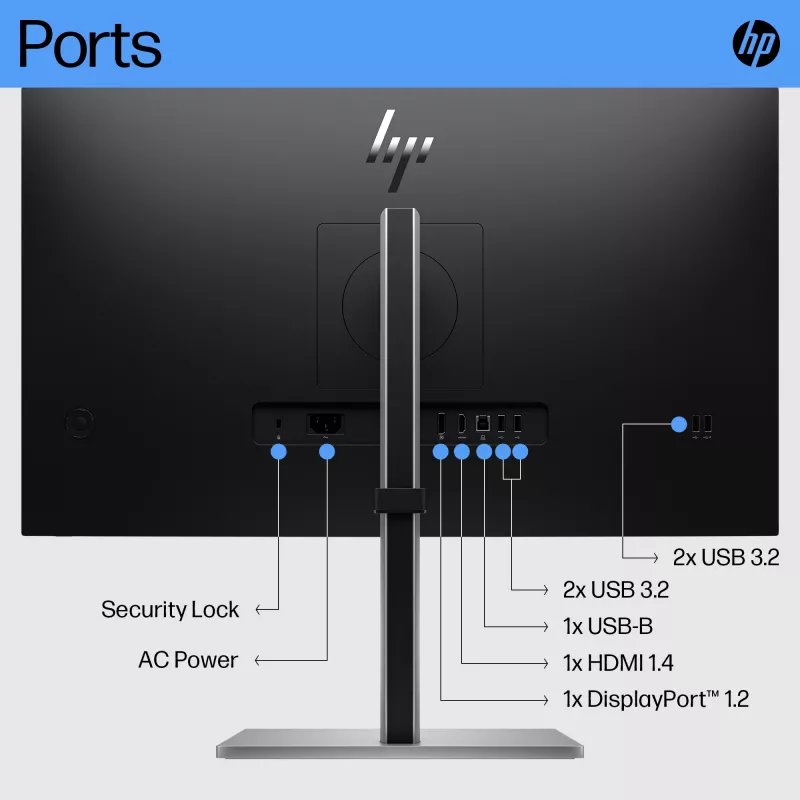 HP E27 G5 FHD monitor, 68,6 cm (27