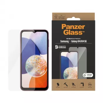 Ochranná fólia na displej PanzerGlass Samsung Galaxy A14 A14 5G Ultra-Wide Fit odolná proti poškriabaniu a nárazom